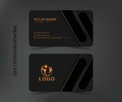 Luxury businsess card template design vector