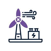 windmill dual tone icon. vector icon for your website, mobile, presentation, and logo design.