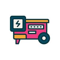 generator filled color icon. vector icon for your website, mobile, presentation, and logo design.