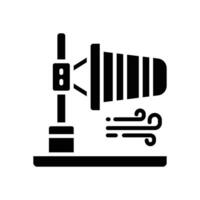 windsock glyph icon. vector icon for your website, mobile, presentation, and logo design.