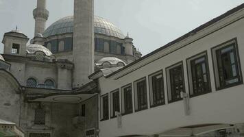 Truthahn Istanbul 22 kann 2023. Innere von eyup Sultan Moschee im Istanbul video