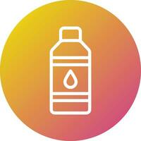 Water Bottle Vector Icon Design Illustration