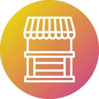 Stall Vector Icon Design Illustration