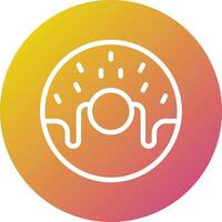 Doughnut Vector Icon Design Illustration