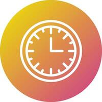 ilustración de diseño de icono de vector de reloj