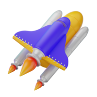 astronave espacio objeto 3d ilustraciones png