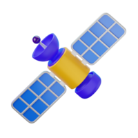 satelliet ruimte voorwerp 3d illustraties png