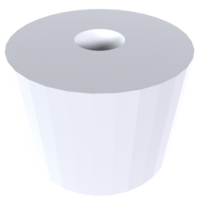 une blanc toilette papier rouleau sur une transparent Contexte png