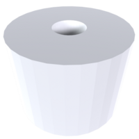 ein Weiß Toilette Papier rollen auf ein transparent Hintergrund png