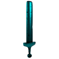 a sword with a blue handle and a blue blade png