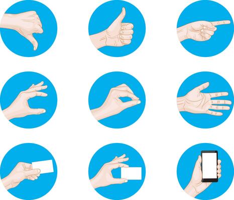 business hand gestures icon