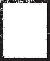 a white square frame on a cracked wall, Grunge border, backgrounds textured photographic effect template vector