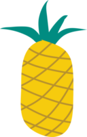 cartone animato frutta ananas illustrazione, trasparente sfondo png