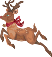 Christmas reindeer illustration png