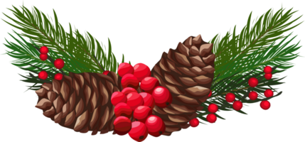 Christmas wreath decoration. png