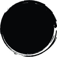 grunge rond formes, cercle illustration, transparent Contexte png