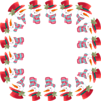 Christmas wreath frame. png