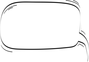 Hand gezeichnet Luftblasen Illustration, transparent Hintergrund png