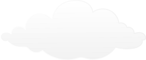 illustration de des nuages, transparent Contexte png