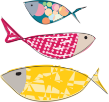 dessin animé poisson illustration, transparent Contexte png