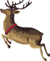 Christmas reindeer illustration png