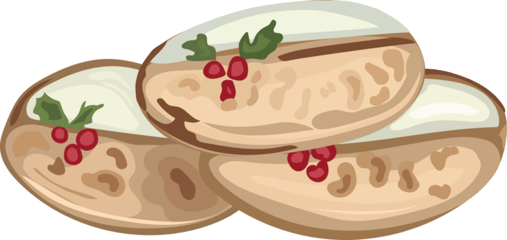 jul kaka illustration på transparent bakgrund. png