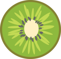 Cartoon kiwi illustration, Transparent background png