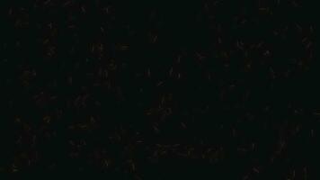 Abstract loop animation with fire particles, sparks Loop of smoke Fire sparks rising. animation footage video 4k