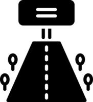 solid icon for way vector