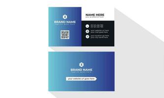 Creative, Corporate and Modern Business Card Template Design Colorful Layout Vector Pro Vector