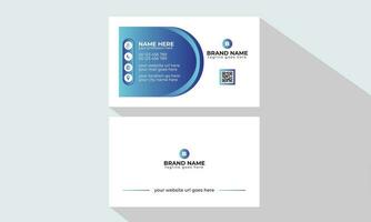 Creative, Corporate and Modern Business Card Template Design Colorful Layout Vector Pro Vector