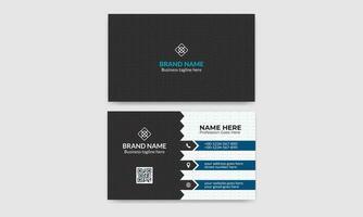 Creative, Corporate and Modern Business Card Template Design Colorful Layout Vector Pro Vector