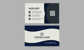 Creative, Corporate and Modern Business Card Template Design Colorful Layout Vector Pro Vector