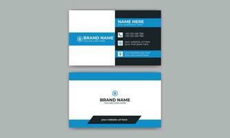 Creative, Corporate and Modern Business Card Template Design Colorful Layout Vector Pro Vector