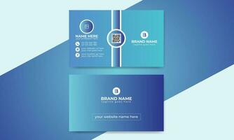 Creative, Corporate and Modern Business Card Template Design Colorful Layout Vector Pro Vector