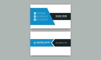 Creative, Corporate and Modern Business Card Template Design Colorful Layout Vector Pro Vector