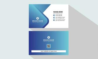 Creative, Corporate and Modern Business Card Template Design Colorful Layout Vector Pro Vector