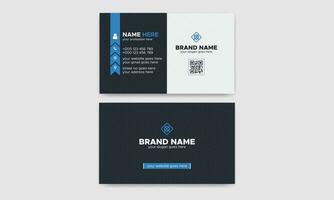 Creative, Corporate and Modern Business Card Template Design Colorful Layout Vector Pro Vector