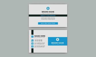 Creative, Corporate and Modern Business Card Template Design Colorful Layout Vector Pro Vector