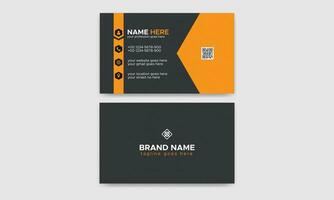 Creative, Corporate and Modern Business Card Template Design Colorful Layout Vector Pro Vector