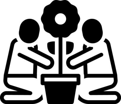 solid icon for meaningful vector