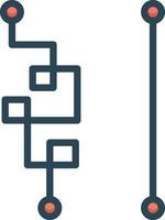 color icon for easier vector