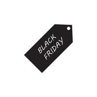 Black Friday icon vector