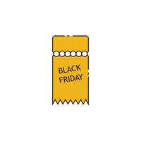 Black Friday icon vector