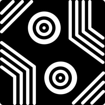 solid icon for retro vector