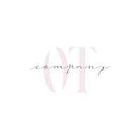 OT Beauty Initial Template Vector Design