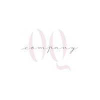 OQ Beauty Initial Template Vector Design