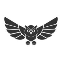 Owl logo design vector