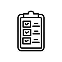 Check List Icon in vector. illustration vector