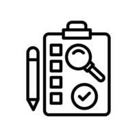 Inspection Icon in vector. illustration vector